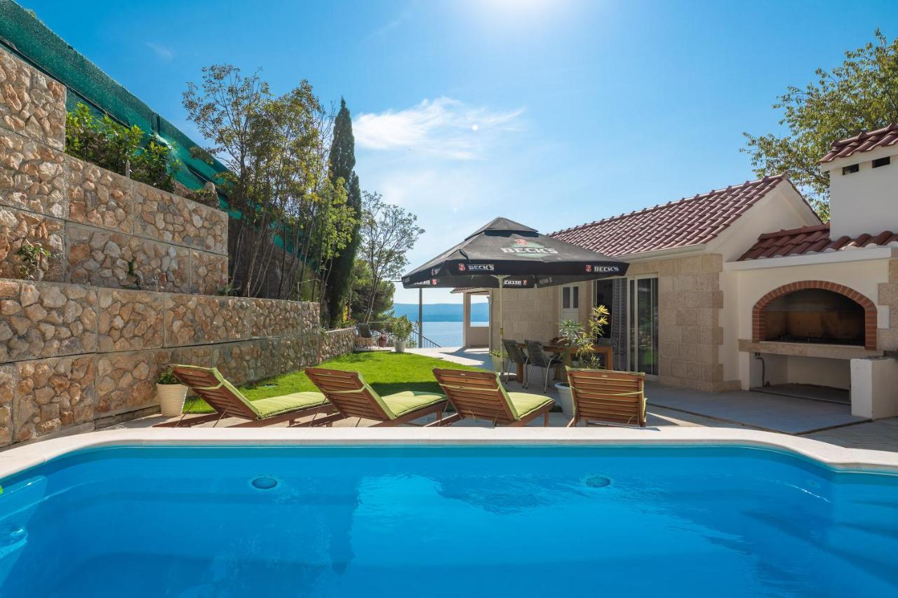 Villa Leoma With Heated Pool Marusici  エクステリア 写真
